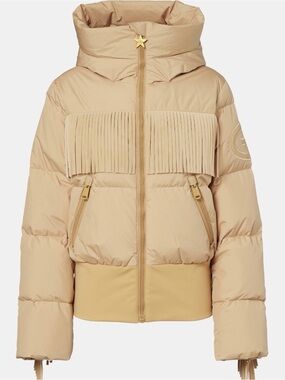 Goldbergh Marna fringed down ski jacket